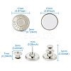 Alloy Buttons PALLOY-TA0001-38-8