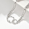 Brass Round Beads Bracelets BJEW-H627-01P-3