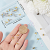 30Pcs Clear Cubic Zirconia Stud Earring Findings EJEW-BBC0002-09-3