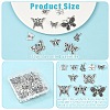 50Pcs 10 Styles Tibetan Style Alloy Pendants FIND-YW0006-94-2
