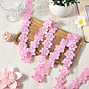 2 Yards Flower Polyester Lace Trim OCOR-CY0002-69A-4