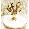 Porcelain Coral Ring Holder DJEW-WH0010-67-1