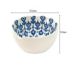 Round Handmade Porcelain Yarn Bowl Holder PW-WG91277-02-1