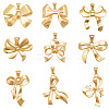 9Pcs 9 Styles 201 Stainless Steel Pendants STAS-BBC0007-64-1