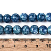 Baking Paint Glass Beads Strands DGLA-N016-8mm-10-4