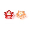 Glass Enamel Beads Strands GLAA-T028-06-4