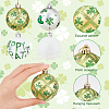 Saint Patrick's Day Theme Plastic & Polyester Ball Pendant Decorations AJEW-WH0299-34-3