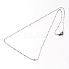 Tarnish Resistant 304 Stainless Steel Mariner Link Chain Necklaces LS-NJEW-O058-14P-2