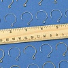 24Pcs 2 Colors Ion Plating(IP) 304 Stainless Steel Earring Hooks STAS-FS0001-65-5