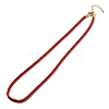 Nylon Milan Cord Necklace Making MAK-M028-01G-06-1