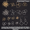Geometry Charm Drop Earring DIY Making Kit DIY-UN0003-01-5