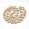 Electroplate Glass Beads Strands EGLA-S152-20x16mm-02-2