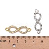 Mixed Lead Free Alloy Grade A Rhinestone Infinity Links connectors X-RB-C1510-LF-4