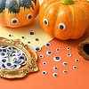 500Pcs 5 Style Black & White Plastic Wiggle Googly Eyes Buttons DIY Scrapbooking Crafts Toy Accessories with Label Paster on Back KY-YW0001-54-4