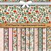12 Sheets Flower Scrapbook Paper Pads PW-WG88985-01-2