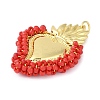 Brass Measle Pendants KK-S390-01G-02-2