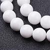 Natural Mashan Jade Round Beads Strands G-D263-8mm-XS01-2