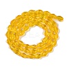 Transparent Glass Beads Strands EGLA-N013-T10mm-D04-2