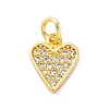 Brass Micro Pave Cubic Zirconia Pendants KK-S510-49G-04-1