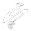 304 Stainless Steel Pendant Necklaces NJEW-H059-07P-4