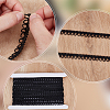 10 Yards Polyester Braided Trims with Elastic Button Loops EC-WR0001-02B-3