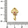 Brass Ice Pick Pinch Bails KK-M313-15G-02-3