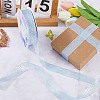20 Yards Iridescent Polyester Ruffled Ribbon for Sewing Decoration OCOR-WH20007-14A-4