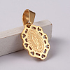 304 Stainless Steel Pendants STAS-F100-52-1