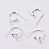 304 Stainless Steel Half Hoop Earrings X-STAS-Z028-B02-S-2