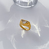 304 Stainless Steel with Cubic Zirconia Finger Rings FS-WG3D7B4-14-1