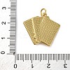 Brass Micro Pave Cubic Zirconia Pendants KK-P308-80G-3