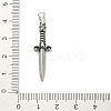 316 Surgical Stainless Steel Pendants STAS-A123-04A-AS-3