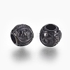 316 Surgical Stainless Steel European Beads STAS-F195-128B-05-2