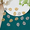16Pcs 4 Styles 304 Stainless Steel Pendants STAS-DC0016-67-4