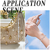 2Pcs Glass Keychain HJEW-SC0002-31-5