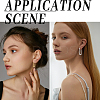 8 Pairs 4 Styles 304 Stainless Steel Oval Hoop Earrings EJEW-SC0001-75-6