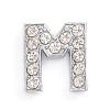 Alloy Slide Charms LS-ALRI-WH0005-09M-P-1