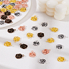 56Pcs 4 Colors Tibetan Style Alloy Pendants FIND-LP0003-13-1