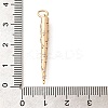 Brass Micro Pave Cubic Zirconia Pendants KK-B127-11G-3