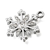 UV Plating Alloy Crystal Rhinestone Pendants RB-CBAD37D-19P-2