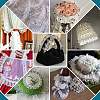8 Yards Polyester Pleated Lace Trim OCOR-WH0080-87A-6