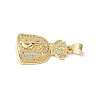 Micro Pave Clear Cubic Zirconia Pendants KK-L253-13G-3