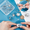 201 Stainless Steel Cuff Pad Ring Settings DIY-UN0055-90-4
