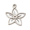 Non-Tarnish 304 Stainless Steel Charms STAS-S123-01P-09-1