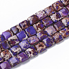 Natural Imperial Jasper Beads Strands G-S355-90B-1