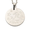 Non-Tarnish Constellation Pendant Necklaces LS-NJEW-S422-04P-10-1