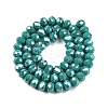 Electroplate Glass Beads Strands EGLA-A044-P8mm-A31-3