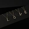 26Pcs A~Z Alphabet Necklaces Making Kits DIY-YW0002-29G-7