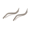 Non-Tarnish 304 Stainless Steel Links Connector Charms X-STAS-Q323-13P-2