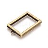 Rack Plating Alloy Photo Locket Pendants PALLOY-WH0068-03AB-2